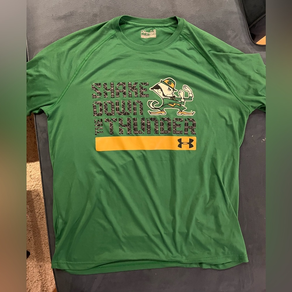 Notre Dame Fighting Irish “Shake Down The Thunder” Under Armour T-Shirt